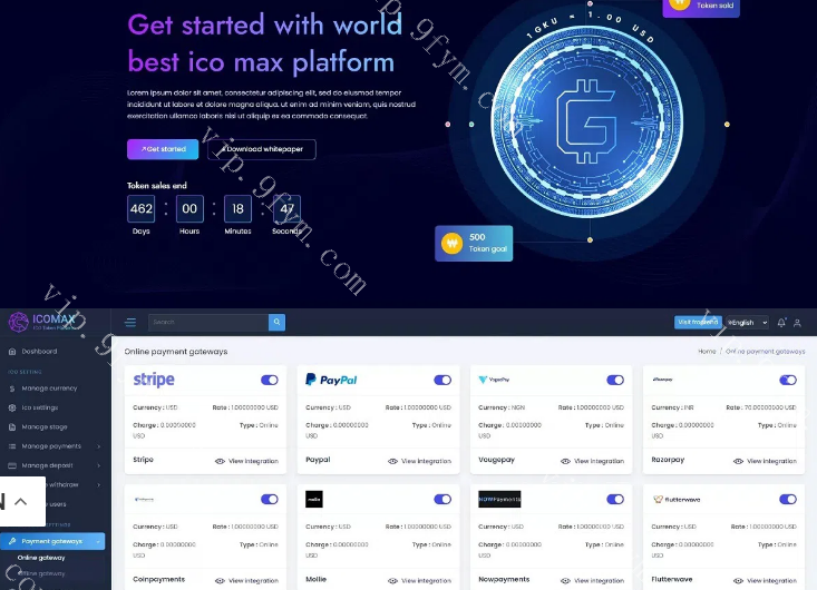 区块链虚拟币代币销售拍卖平台,加密货币全方位数字资产交易平台