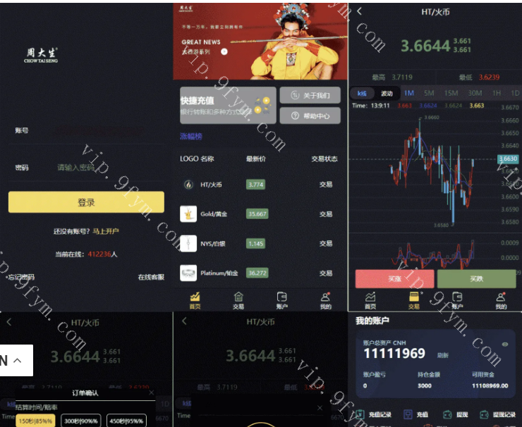 周大福微交易微盘源码